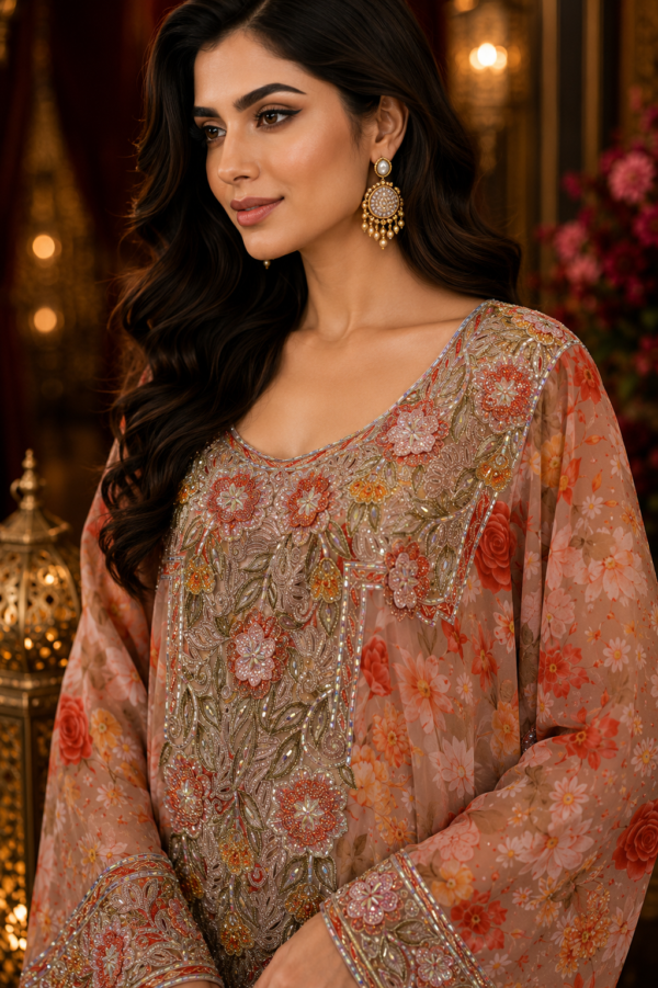 Desert Rose Bloom Kaftan