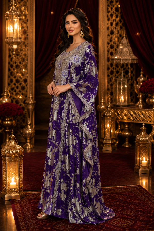 Royal Amethyst Couture Kaftan
