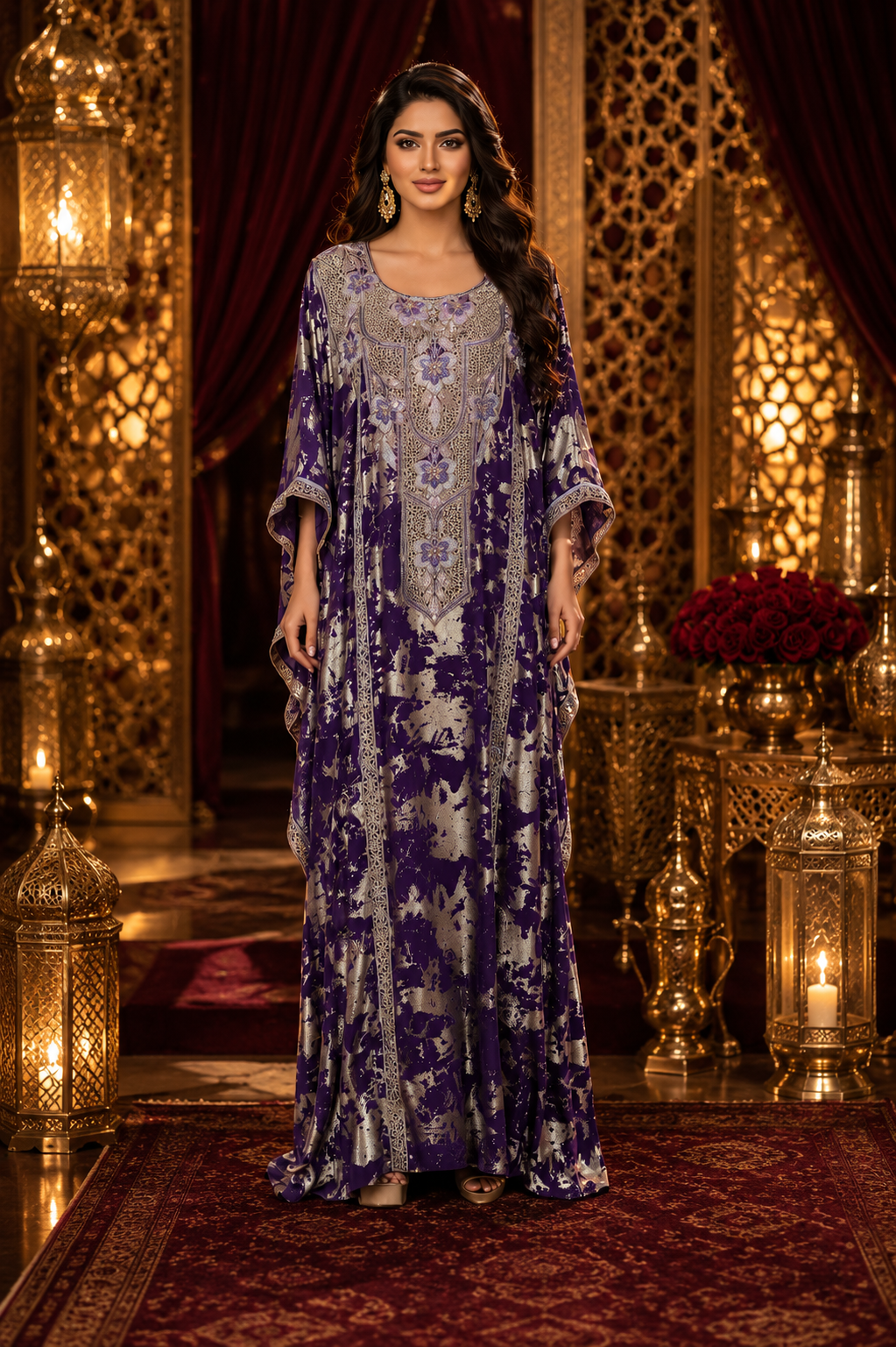 Royal Amethyst Couture Kaftan - Image 6